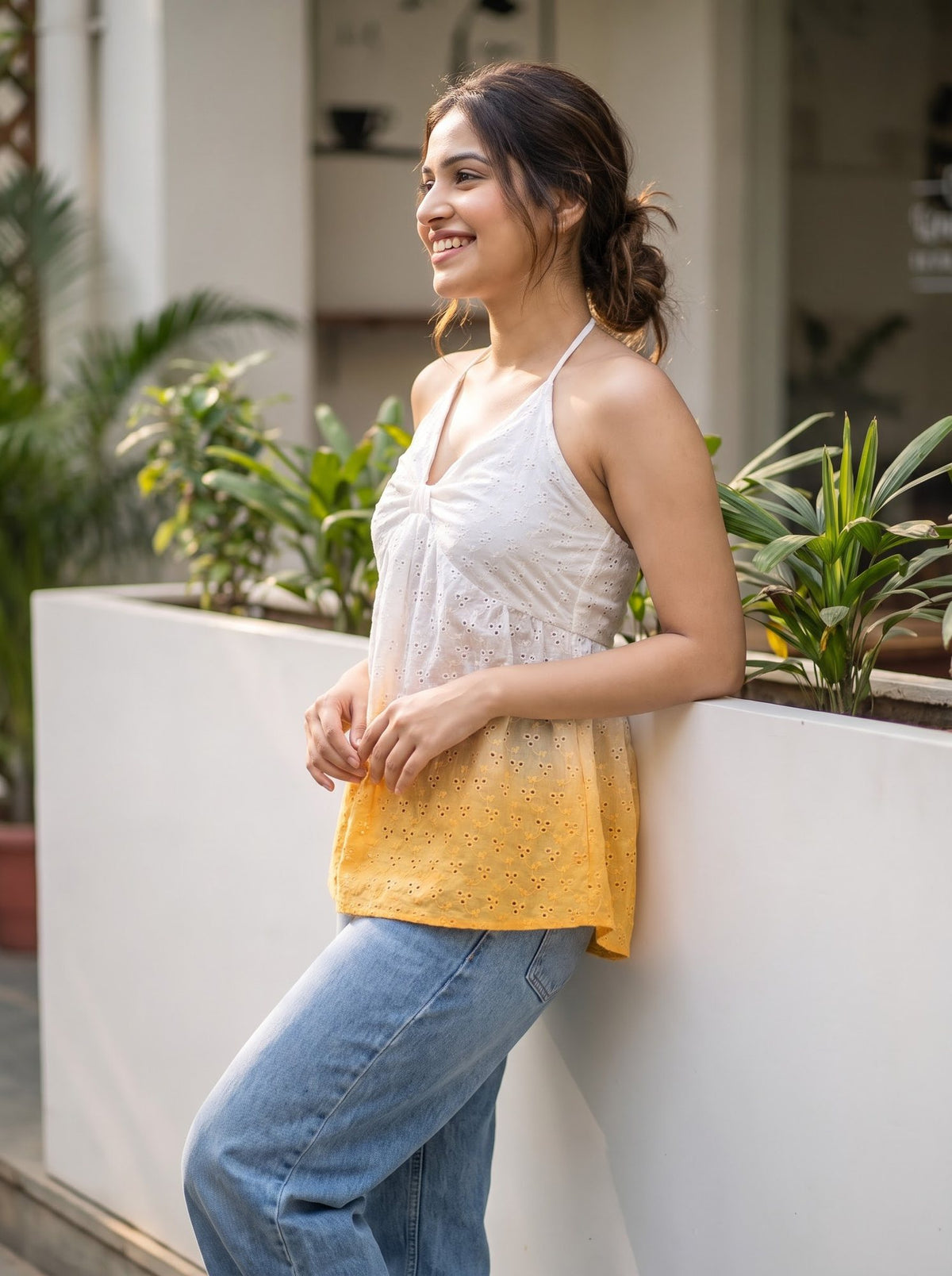 Dario Chiffon Cami — Butter Yellow