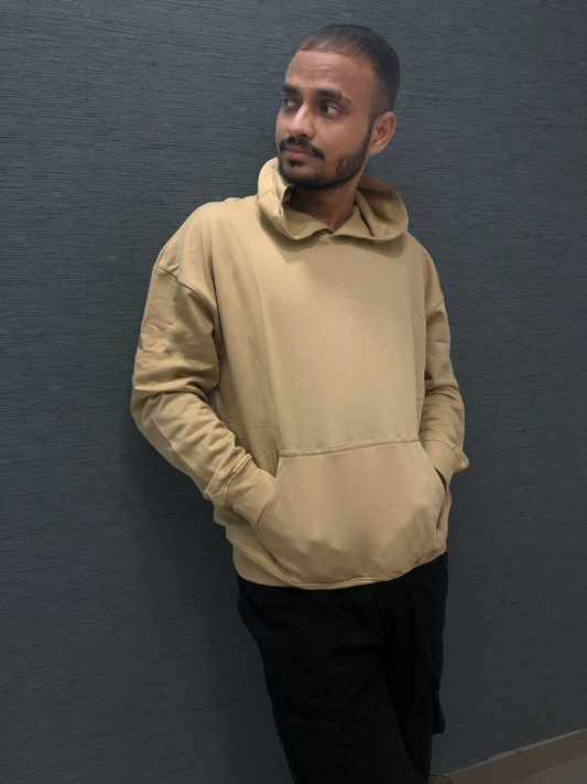 Basic Beige Hoodie - 320 GSM