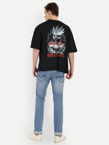 Kakashi chitori Naruta anime oversize tshirt.