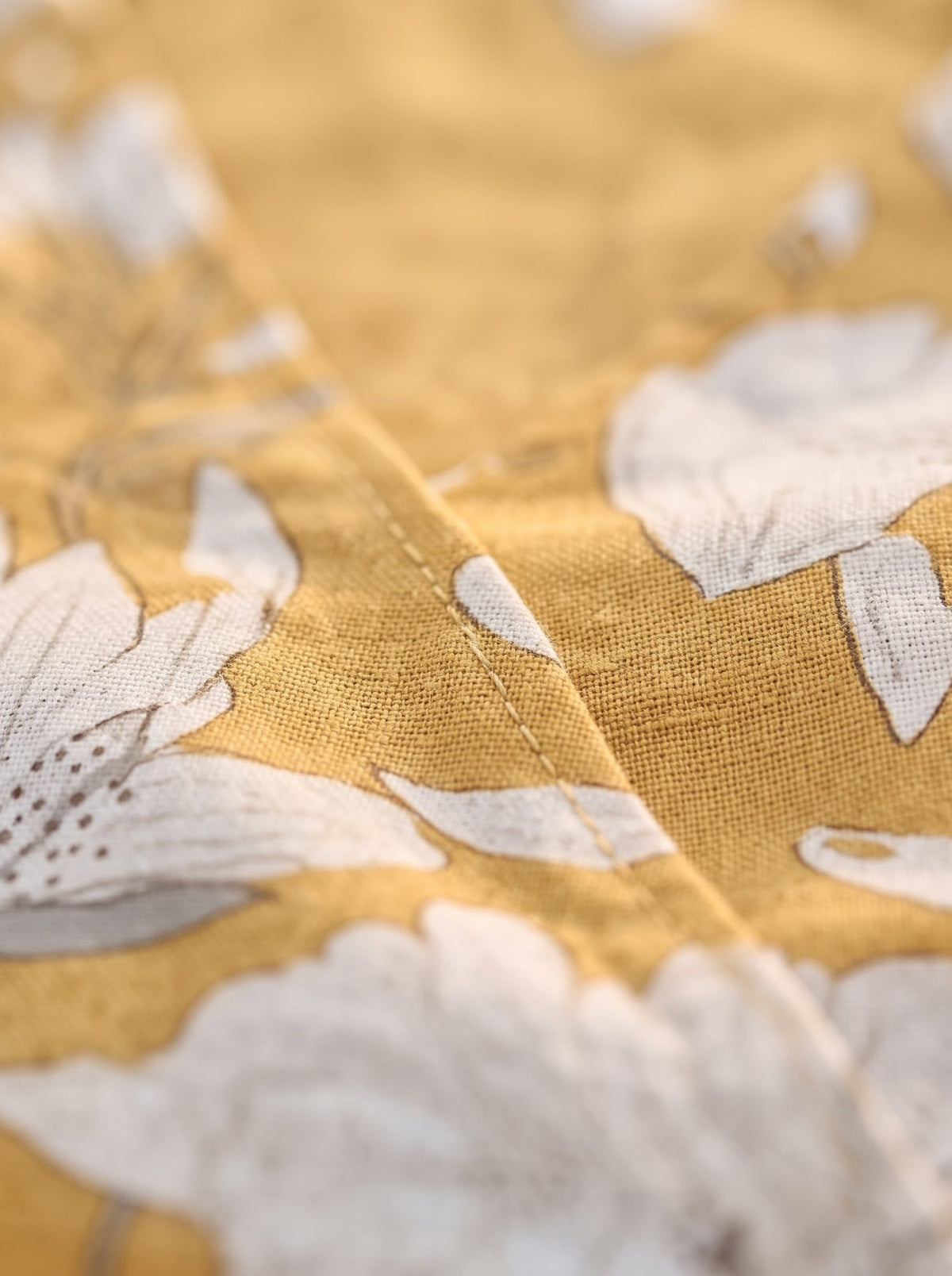 Marigold Floral Cotton Blouson Top