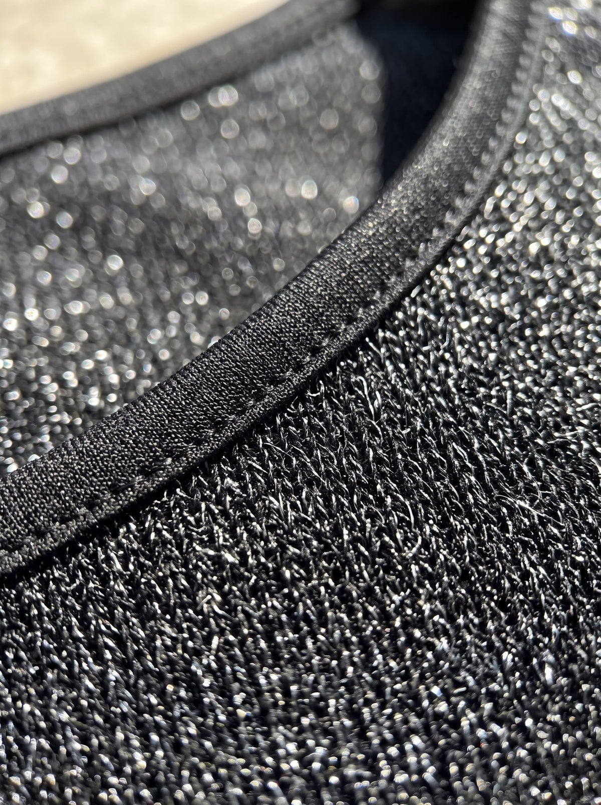 One-Shoulder Crop Top — Charcoal